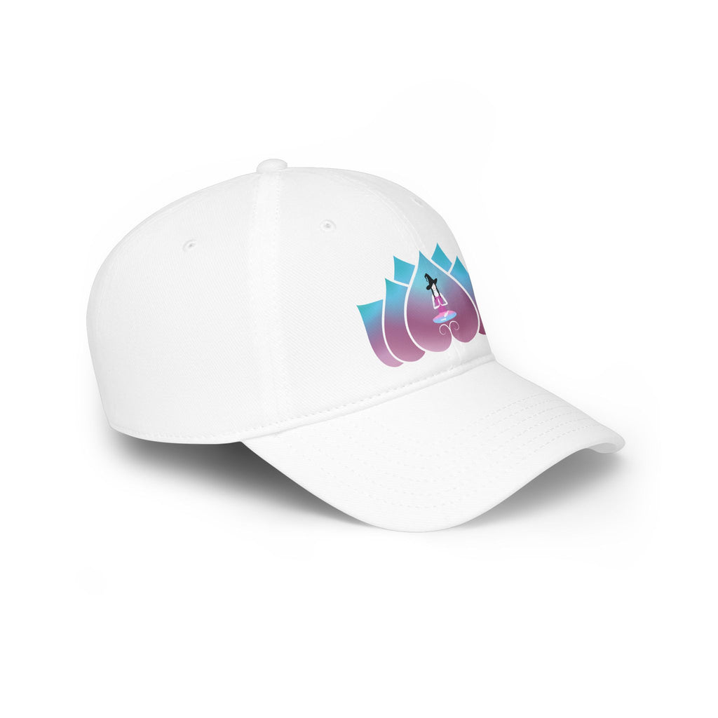 Lotus Meditation Cap — Yoga Hat with Lotus Silhouette
