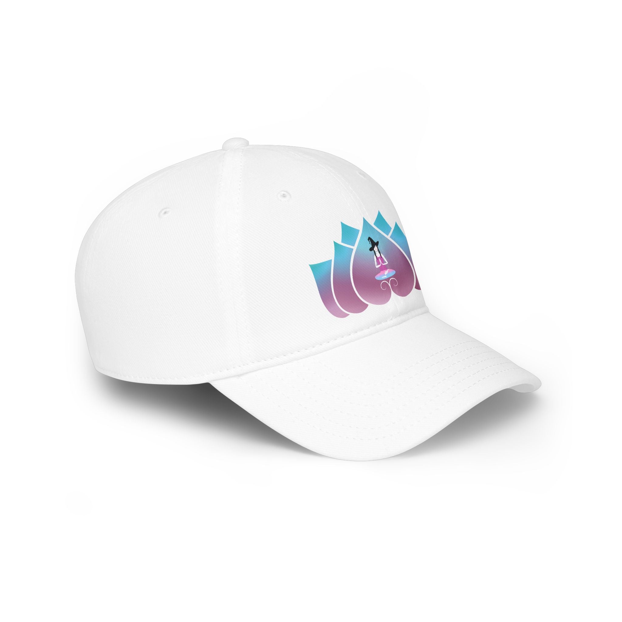 Lotus Meditation Cap — Yoga Hat with Lotus Silhouette