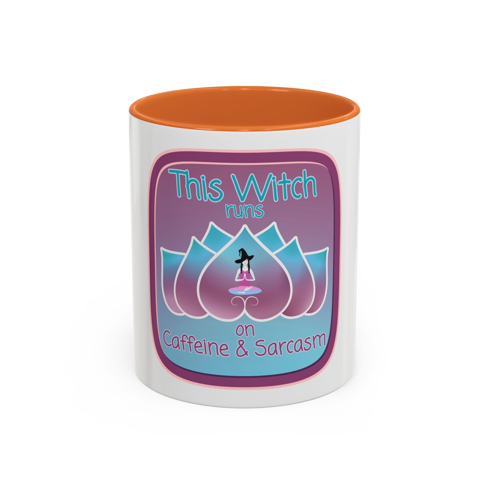Witchy Caffeine & Sarcasm Mug - Two-Tone Coffee Cup