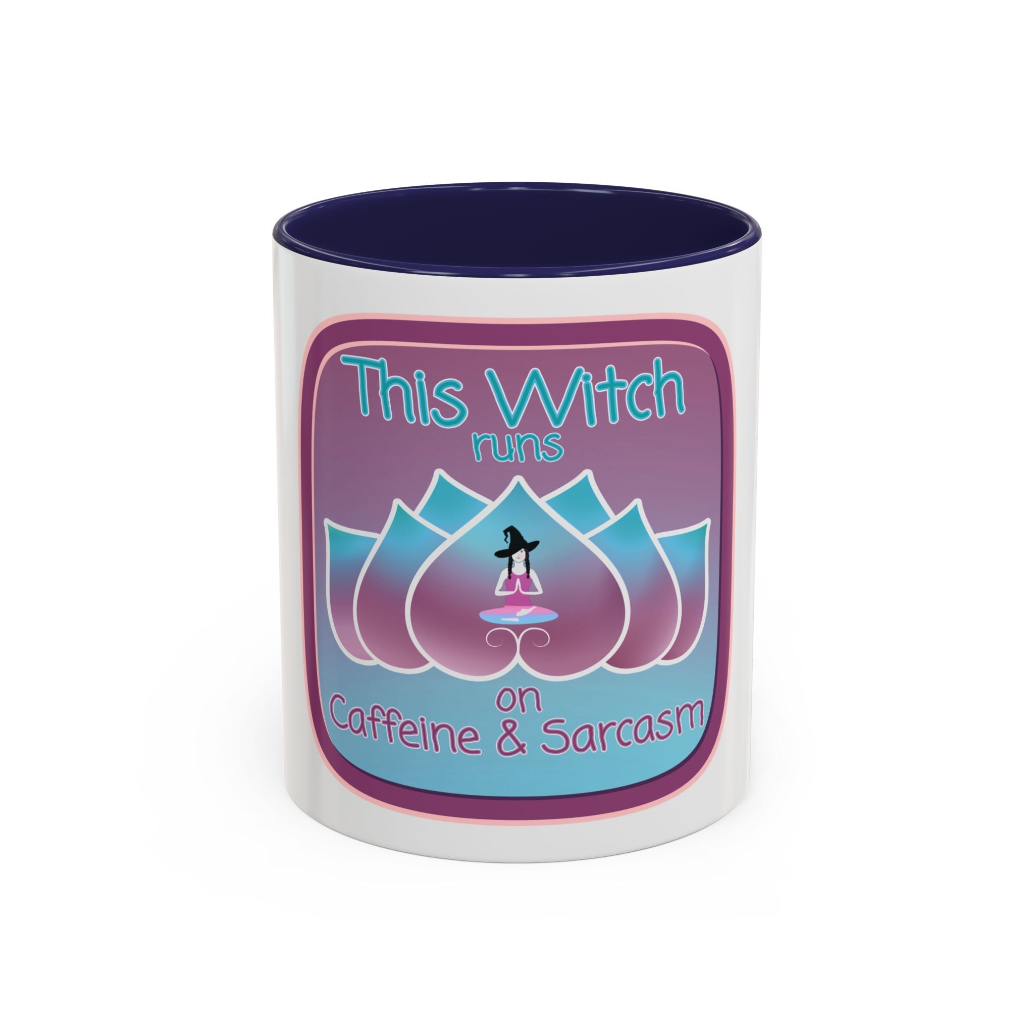 Sarcastic Witch Coffee Mug - Runs on Caffeine & Sarcasm - Perfect for Witches and Humor Lovers