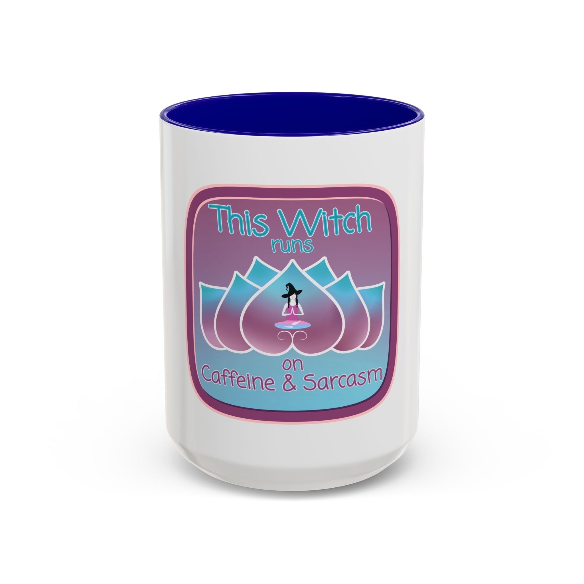 Witchy Caffeine & Sarcasm Mug - Two-Tone Coffee Cup