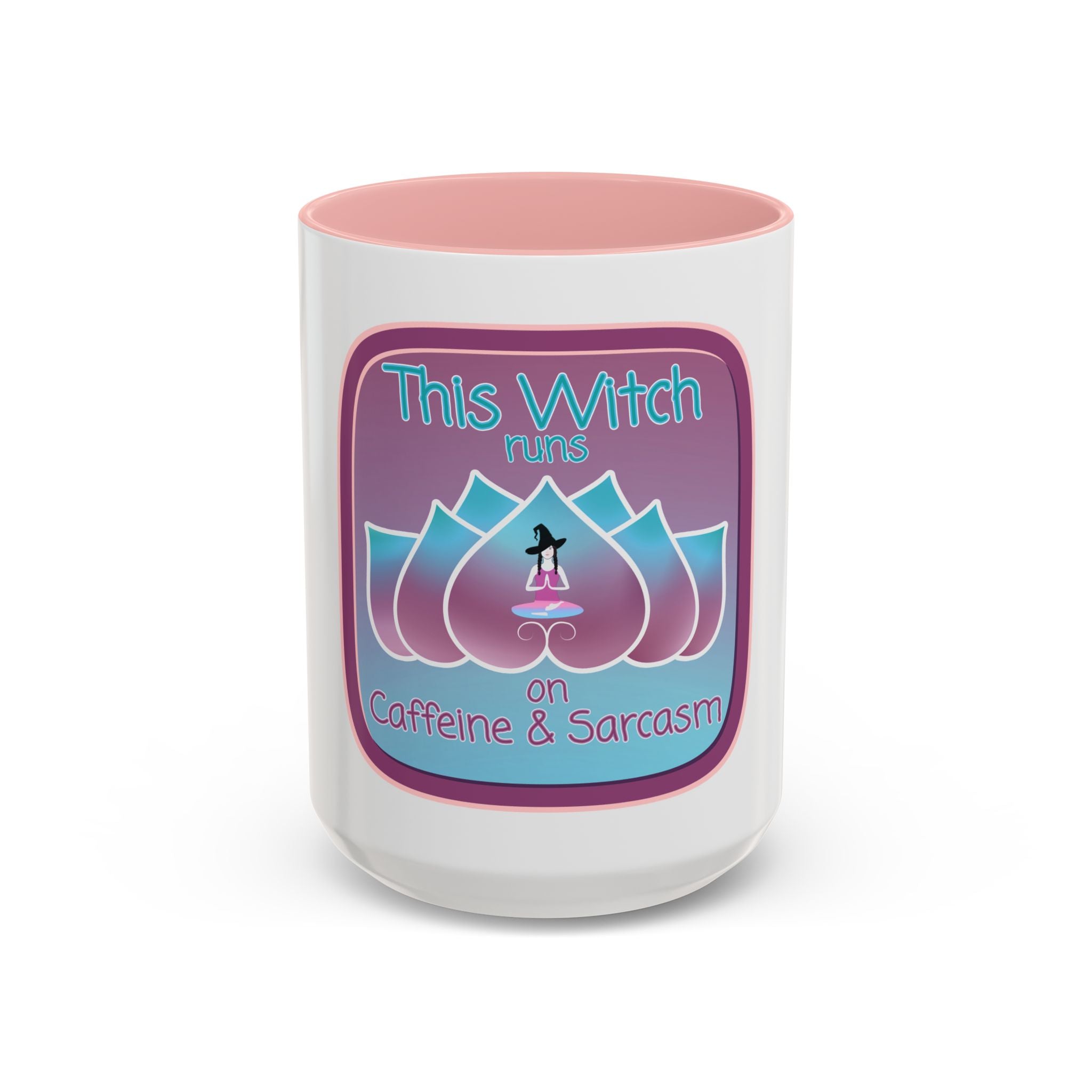 Sarcastic Witch Coffee Mug - Runs on Caffeine & Sarcasm - Perfect for Witches and Humor Lovers