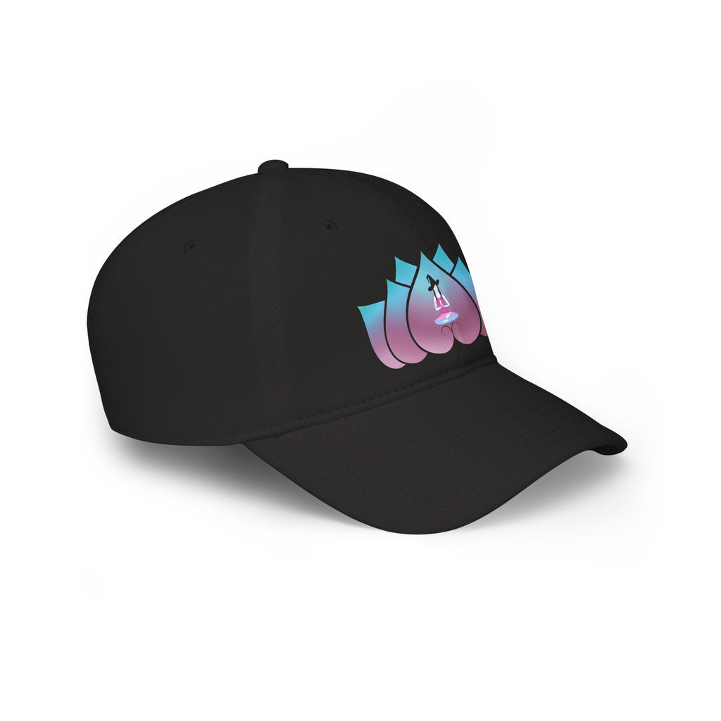 Lotus Meditation Cap — Yoga Hat with Lotus Silhouette
