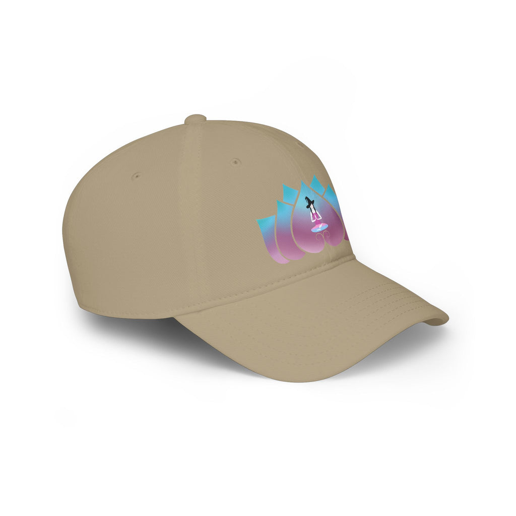 Lotus Meditation Cap — Yoga Hat with Lotus Silhouette