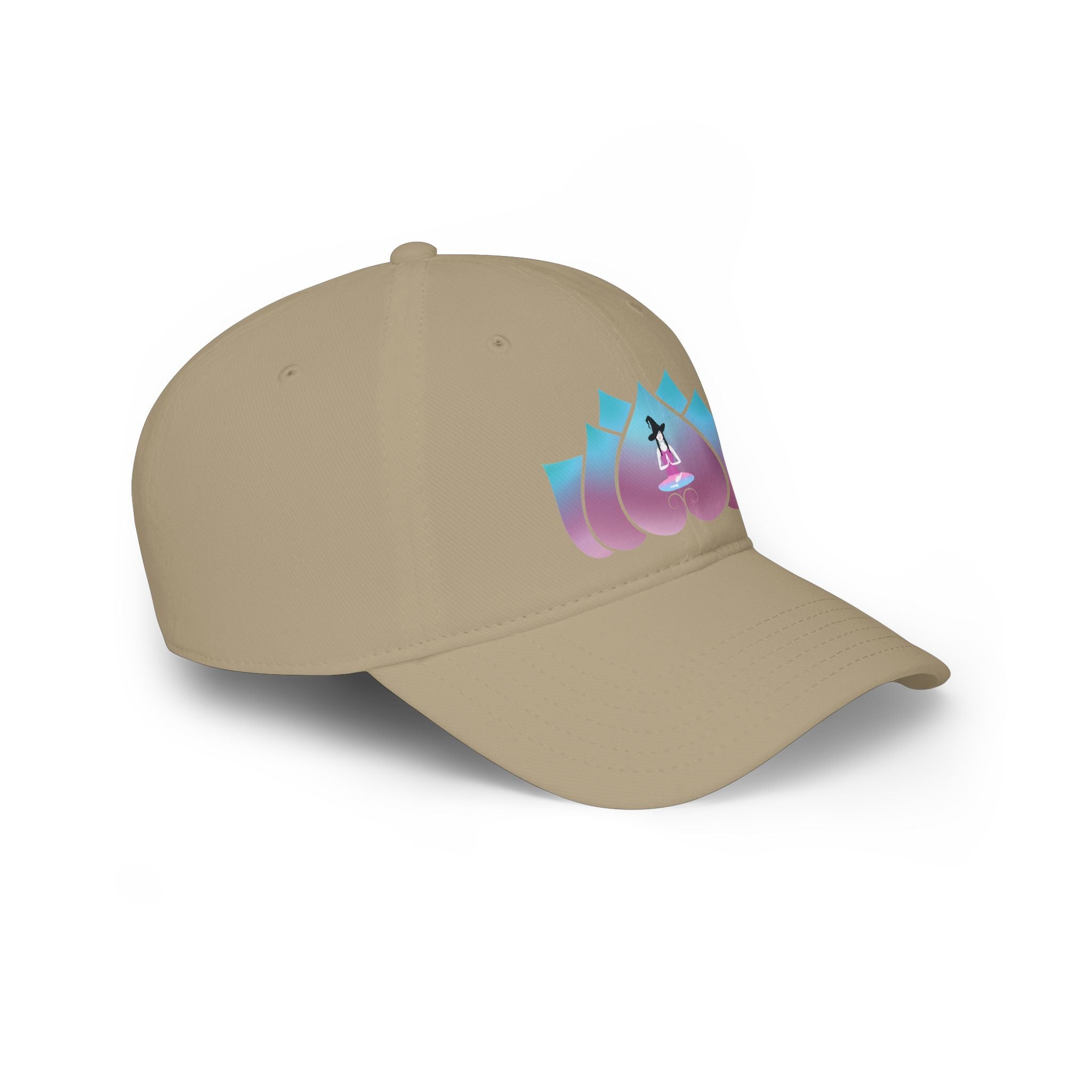 Lotus Meditation Cap — Yoga Hat with Lotus Silhouette