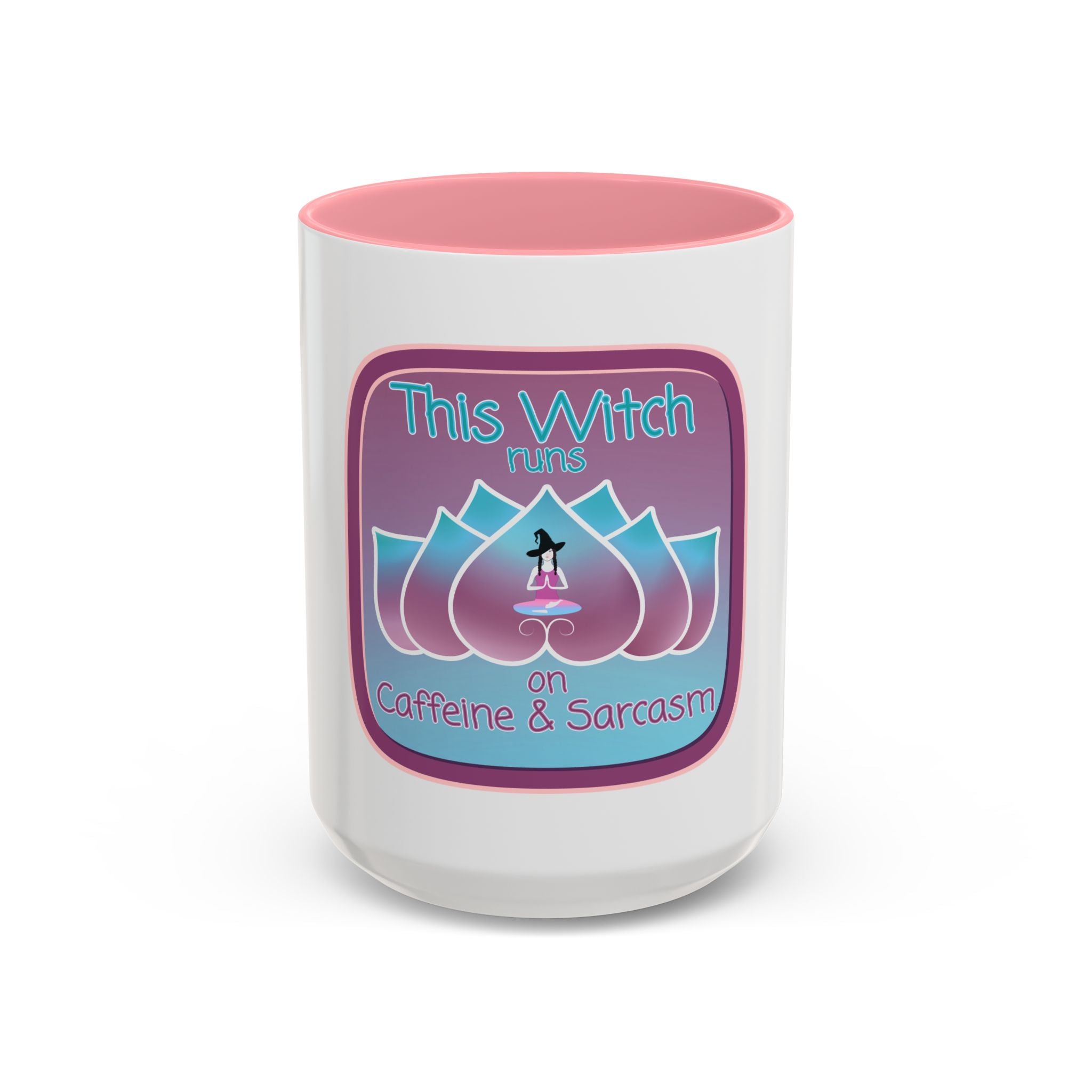 Witchy Caffeine & Sarcasm Mug - Two-Tone Coffee Cup