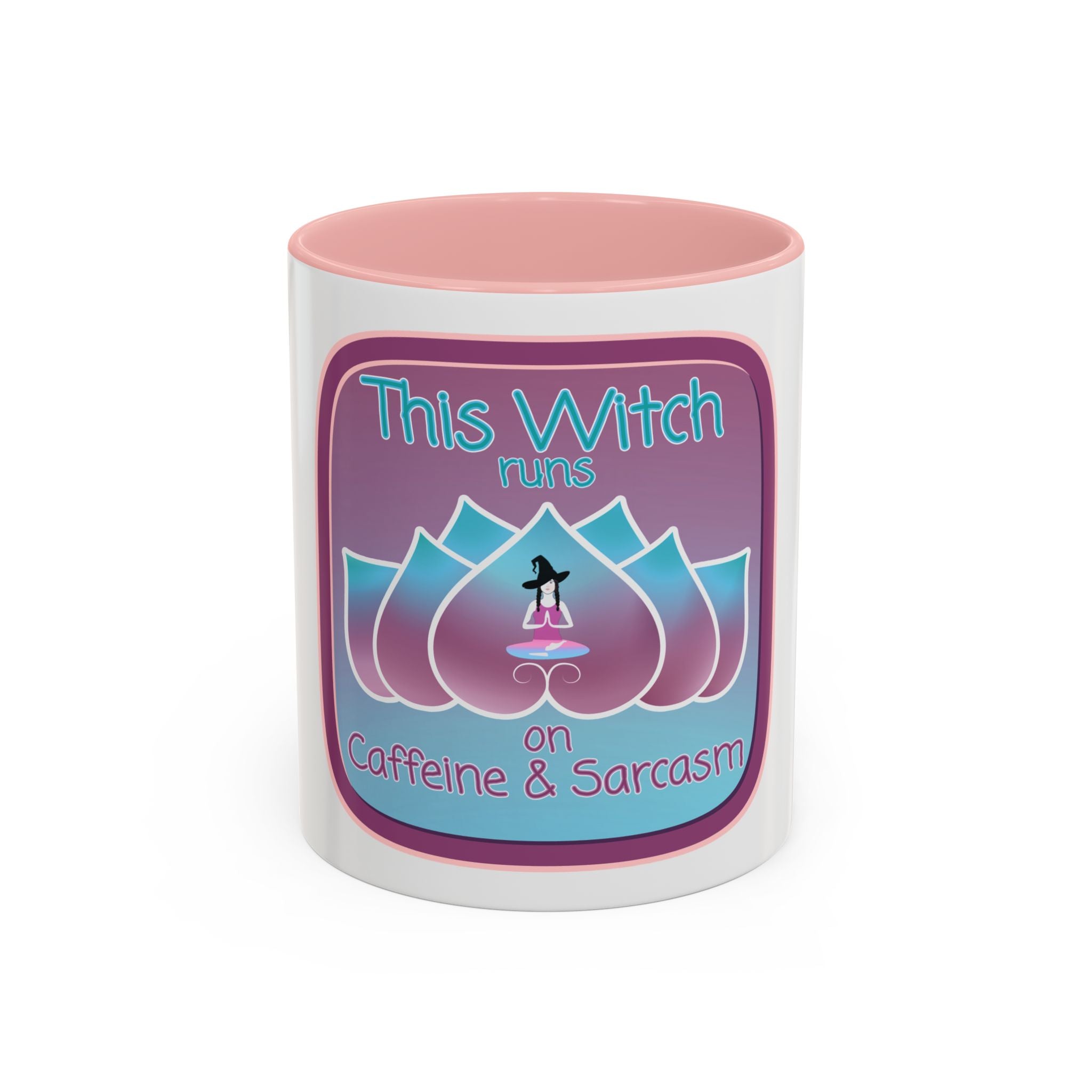 Sarcastic Witch Coffee Mug - Runs on Caffeine & Sarcasm - Perfect for Witches and Humor Lovers