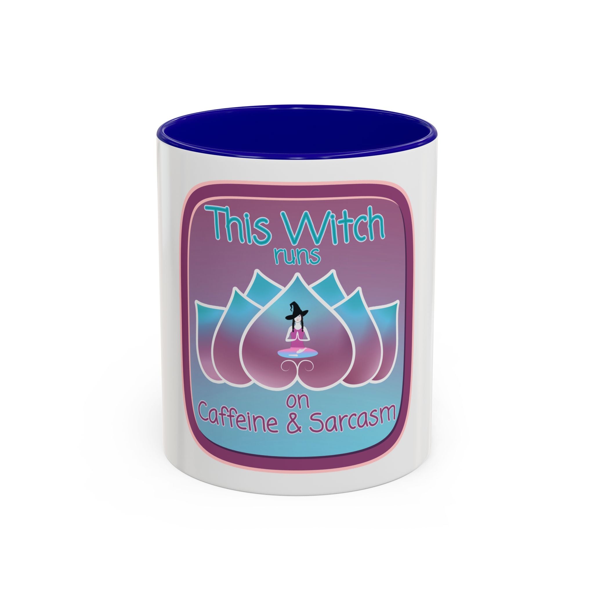 Witchy Caffeine & Sarcasm Mug - Two-Tone Coffee Cup