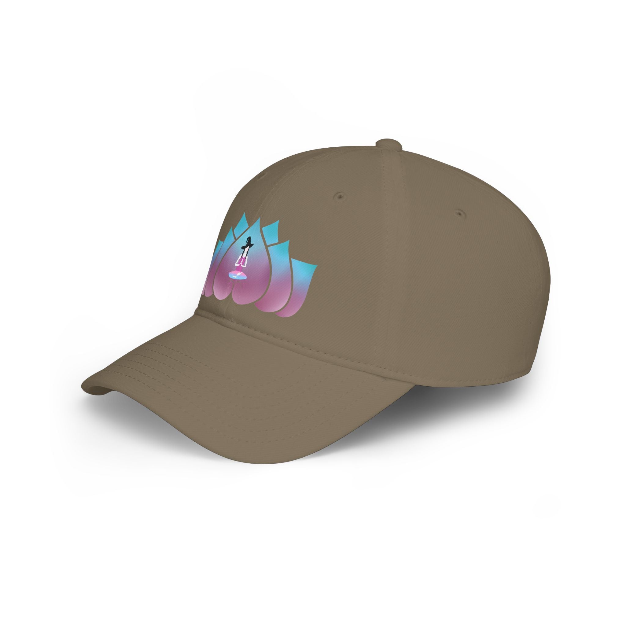 Lotus Meditation Cap — Yoga Hat with Lotus Silhouette