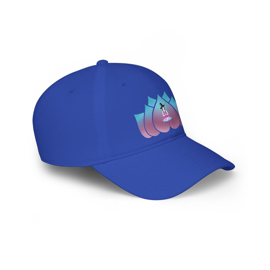 Lotus Meditation Cap — Yoga Hat with Lotus Silhouette