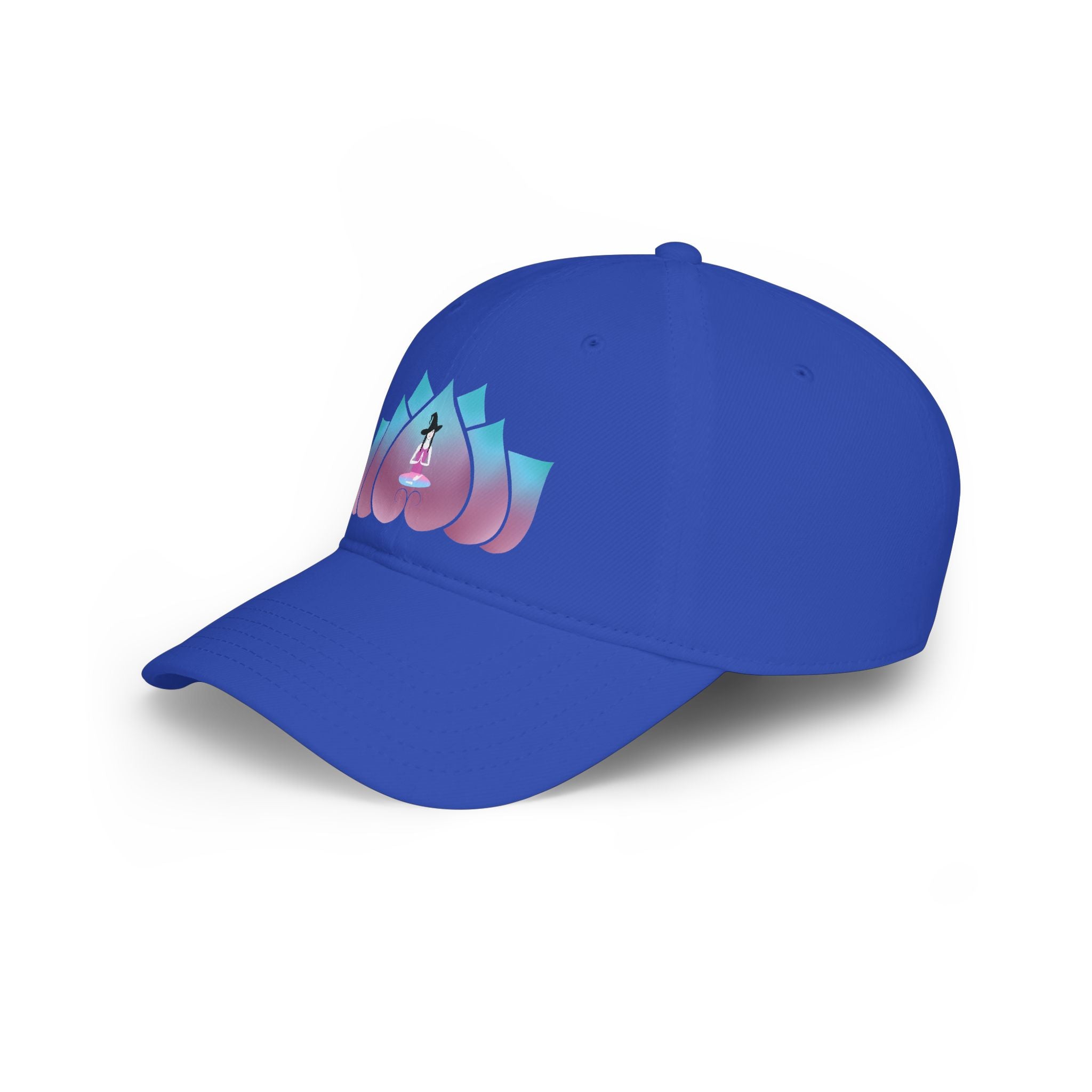 Lotus Meditation Cap — Yoga Hat with Lotus Silhouette