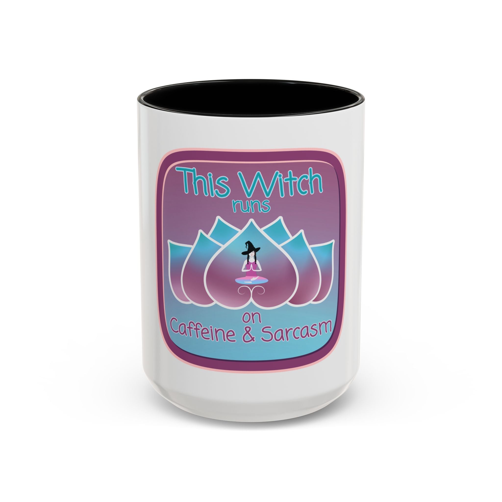 Sarcastic Witch Coffee Mug - Runs on Caffeine & Sarcasm - Perfect for Witches and Humor Lovers