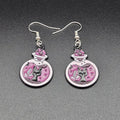 “Batty Brew” Enamel Potion Earrings