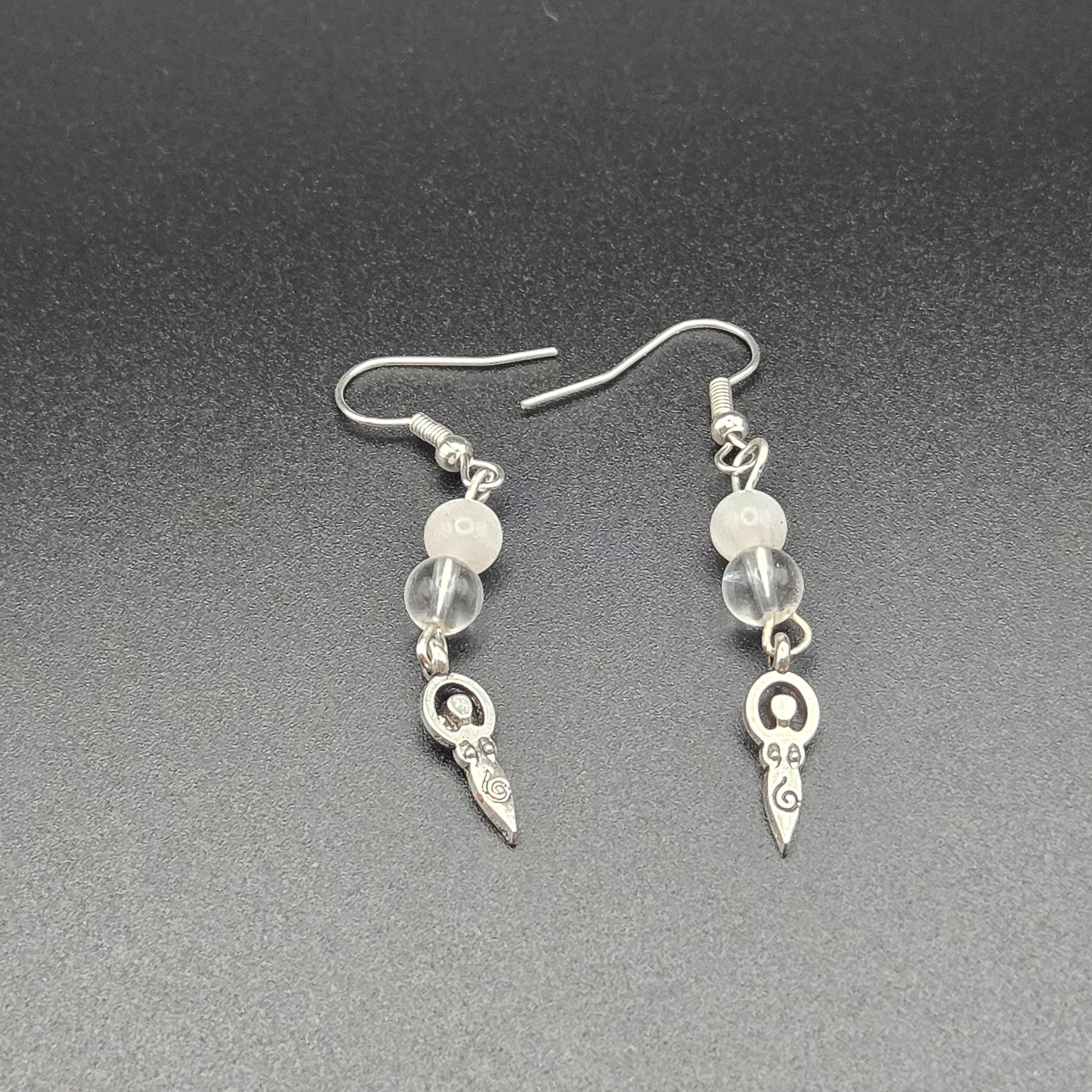 “Goddess of Love and Clarity” Crystal Earrings