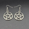“Witch’s Compass” Pentacle Earrings