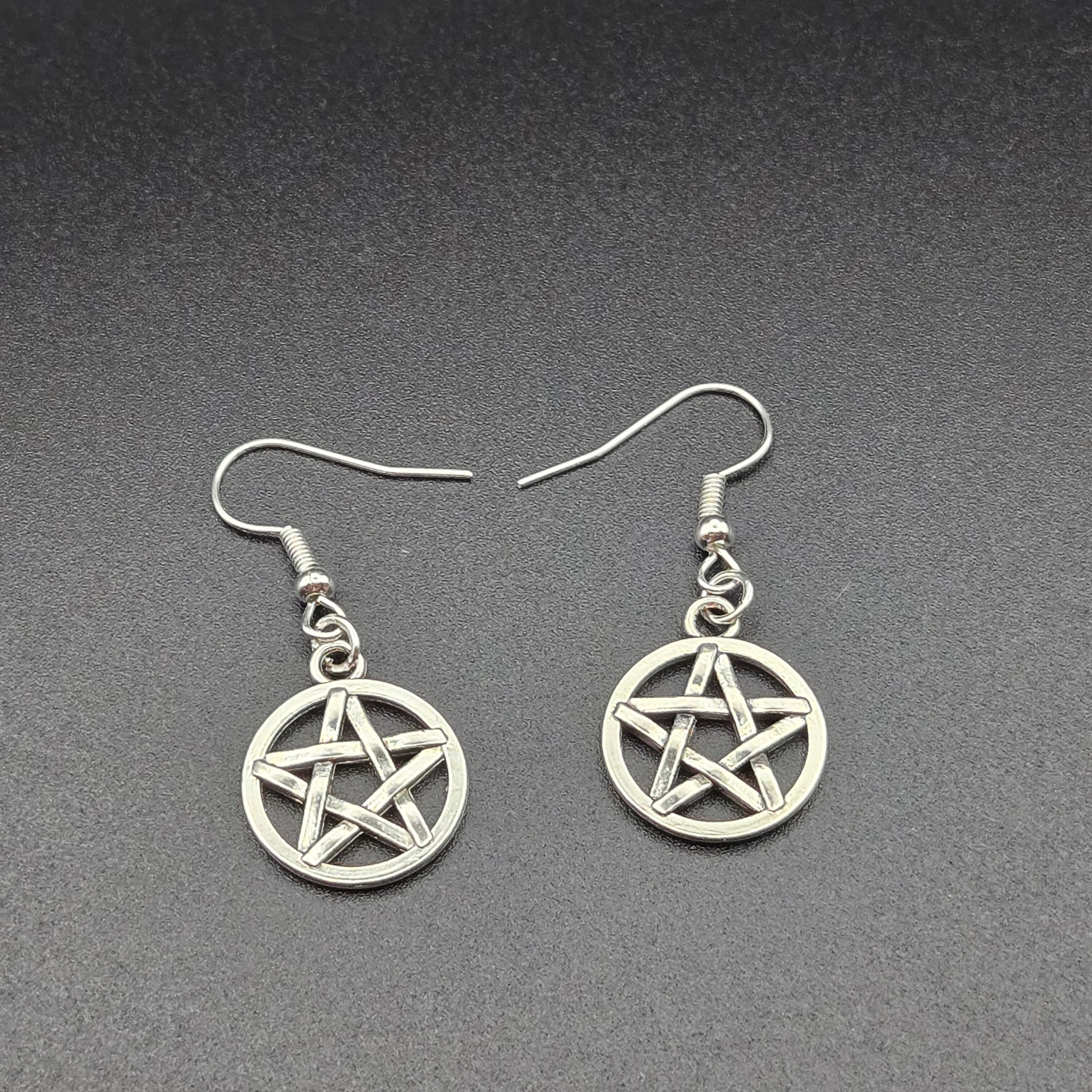 “Pocket Charm Pentacles” Earrings
