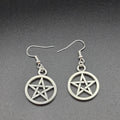 “Everyday Balance” Medium Pentacle Earrings