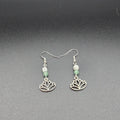 “Lotus of Renewal” Healing Crystal Earrings