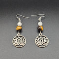 “Lotus of Courage” Healing Crystal Earrings