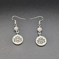 “Rose Lotus” Heart-Healing Earrings