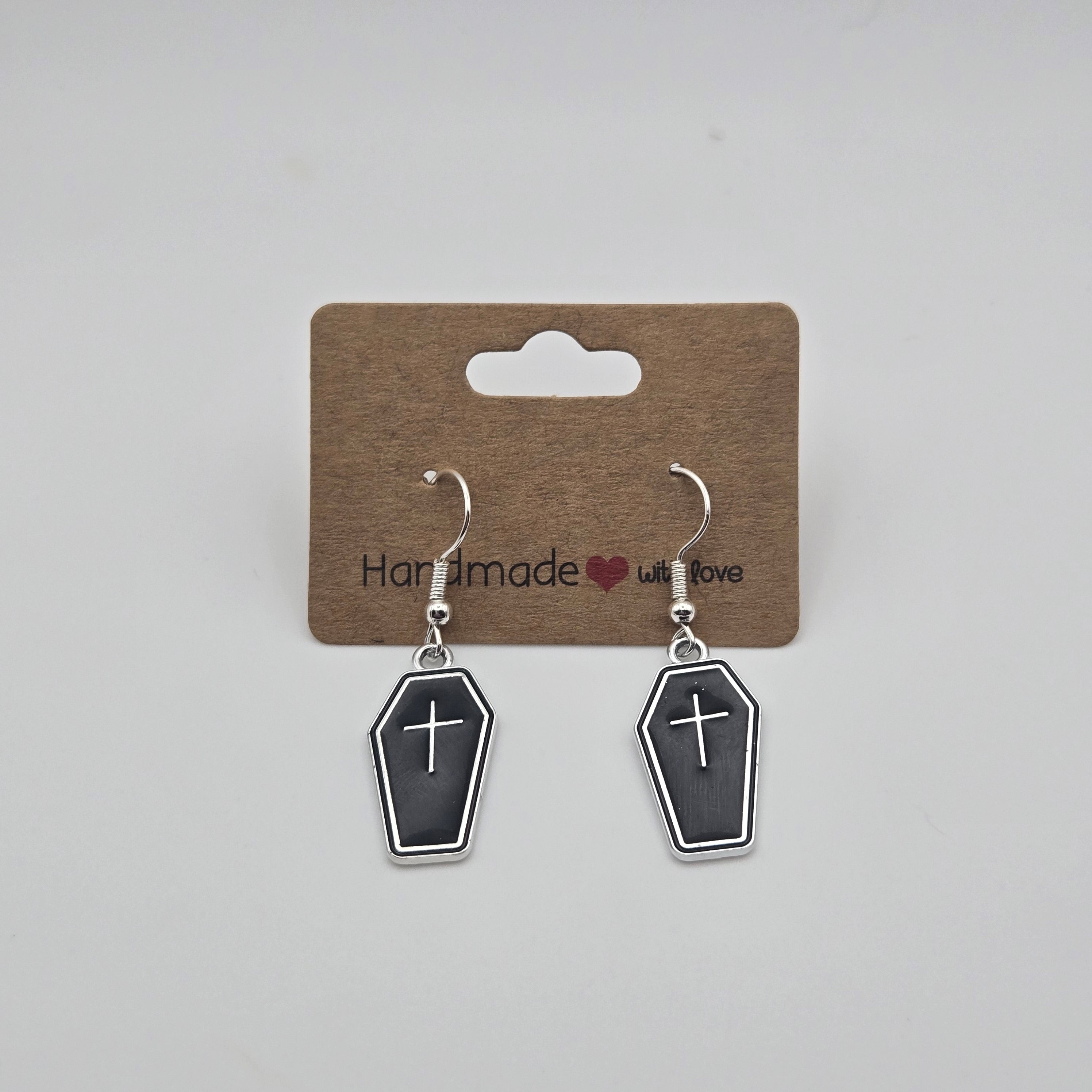 Rest & Rise Coffin Earrings
