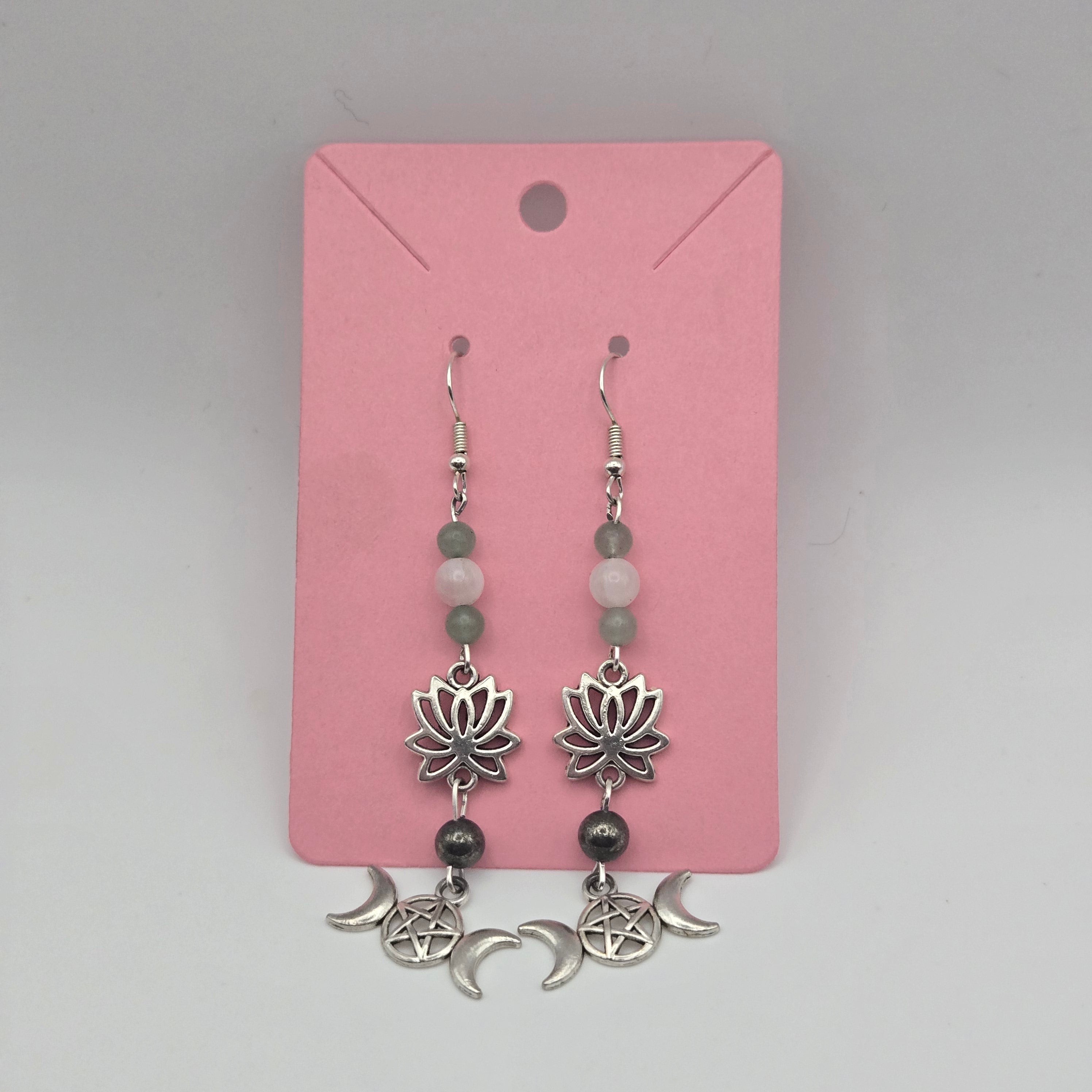 Lotus Moon Savasana Earrings