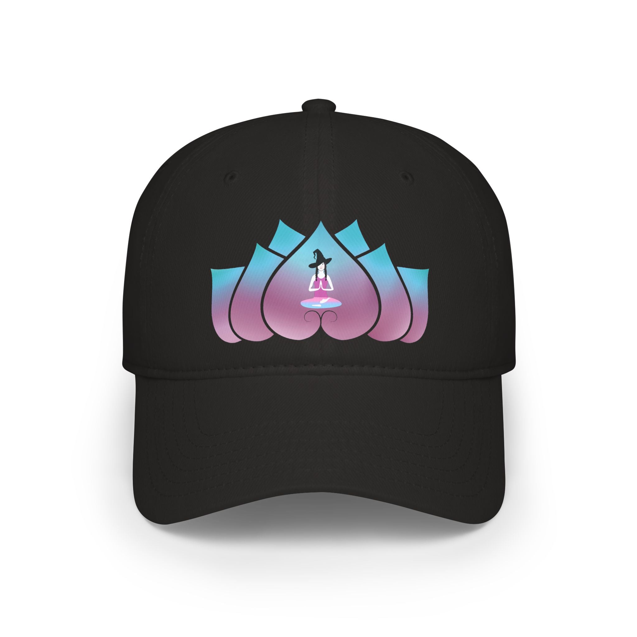 Lotus Meditation Cap — Yoga Hat with Lotus Silhouette
