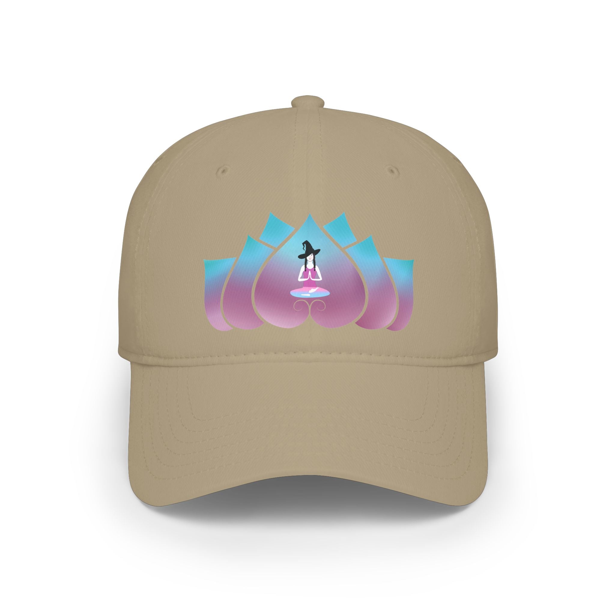 Lotus Meditation Cap — Yoga Hat with Lotus Silhouette