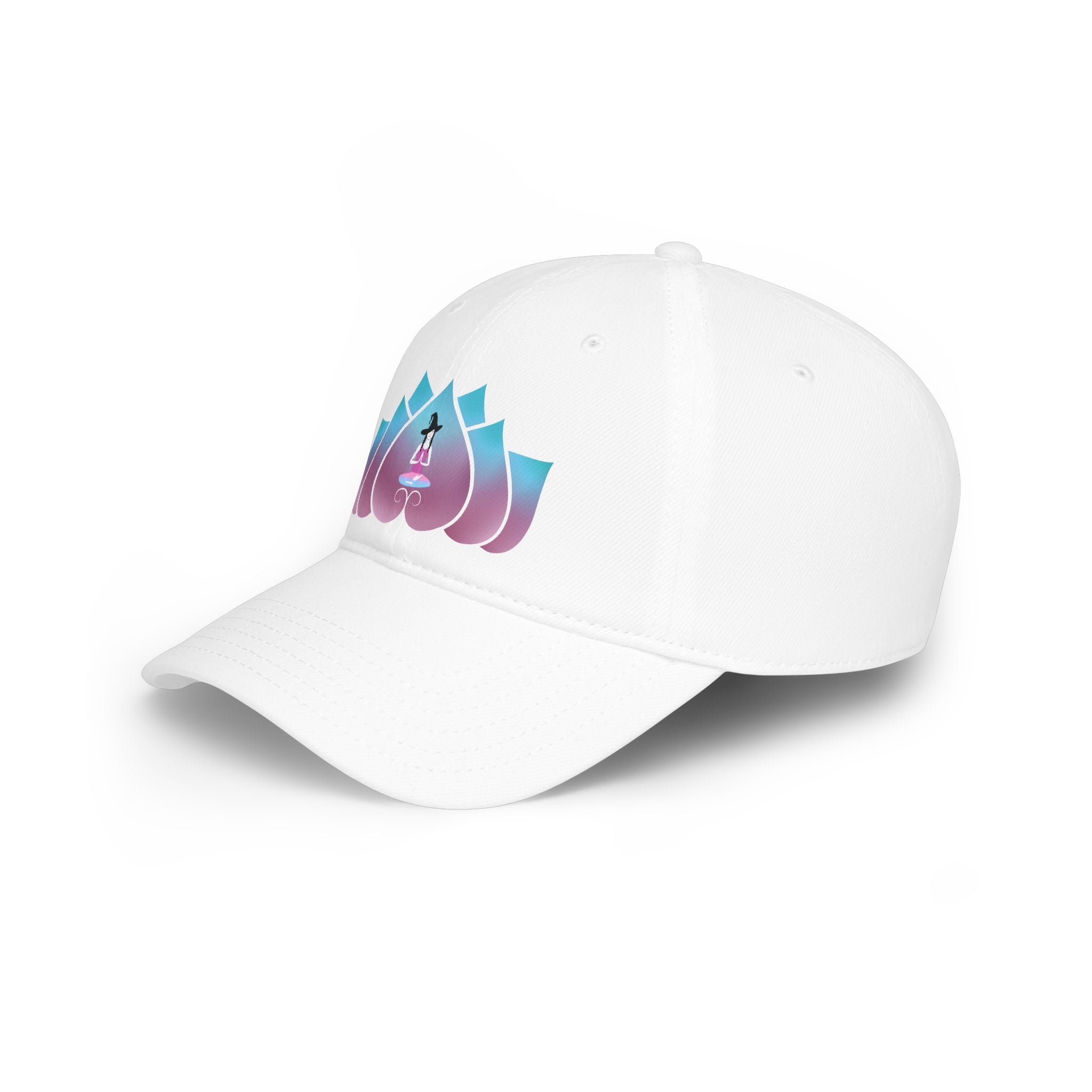 Lotus Meditation Cap — Yoga Hat with Lotus Silhouette