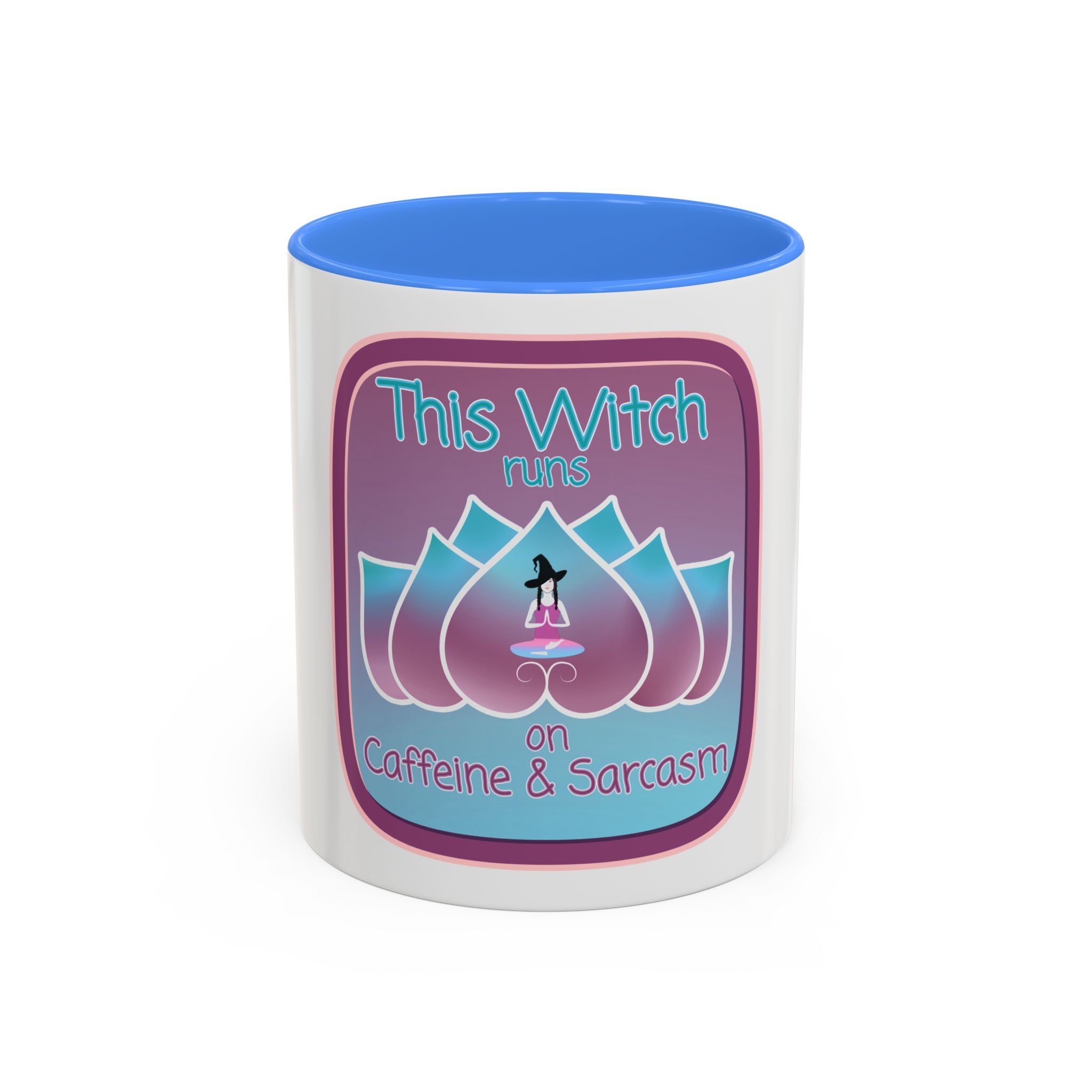 Witchy Caffeine & Sarcasm Mug - Two-Tone Coffee Cup