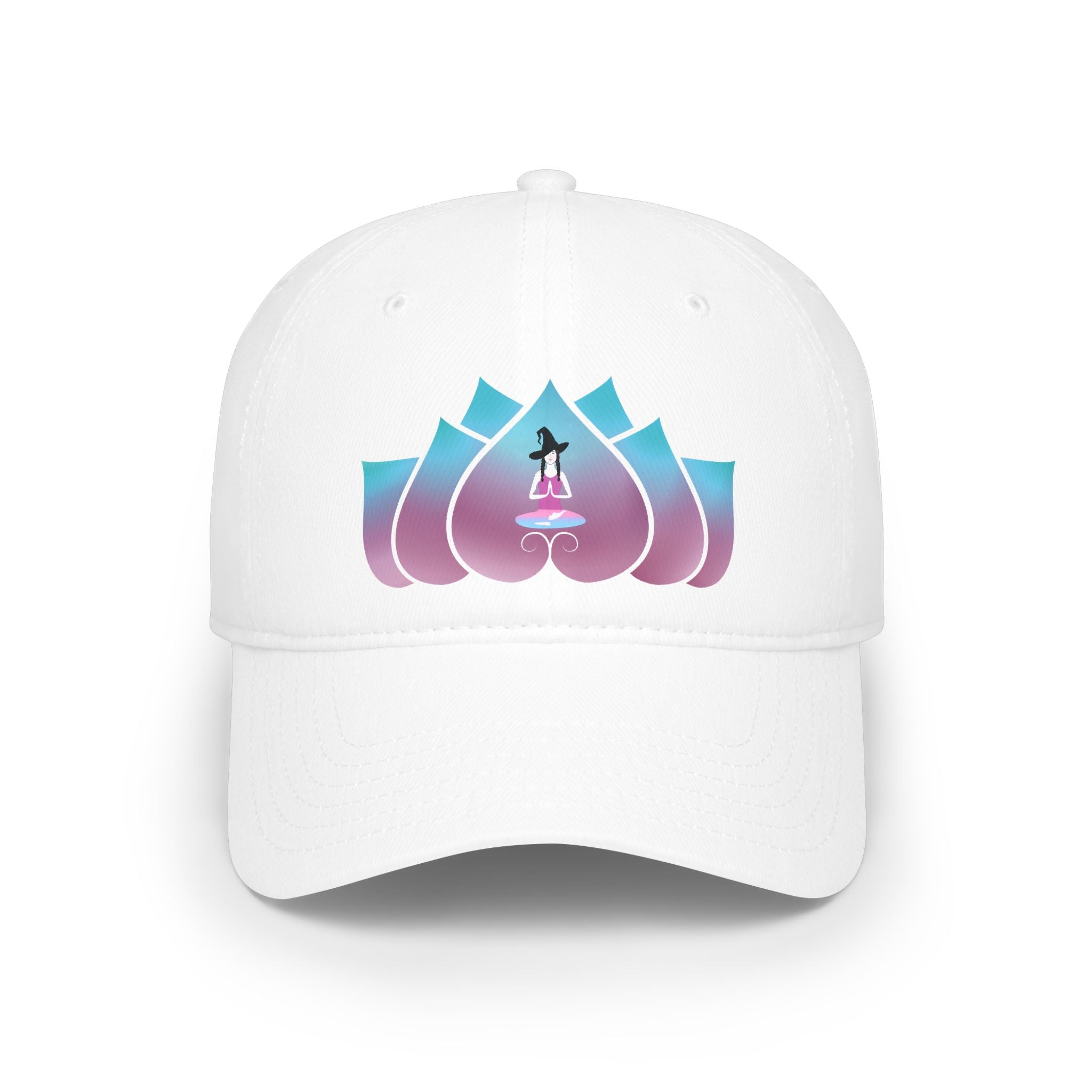 Lotus Meditation Cap — Yoga Hat with Lotus Silhouette