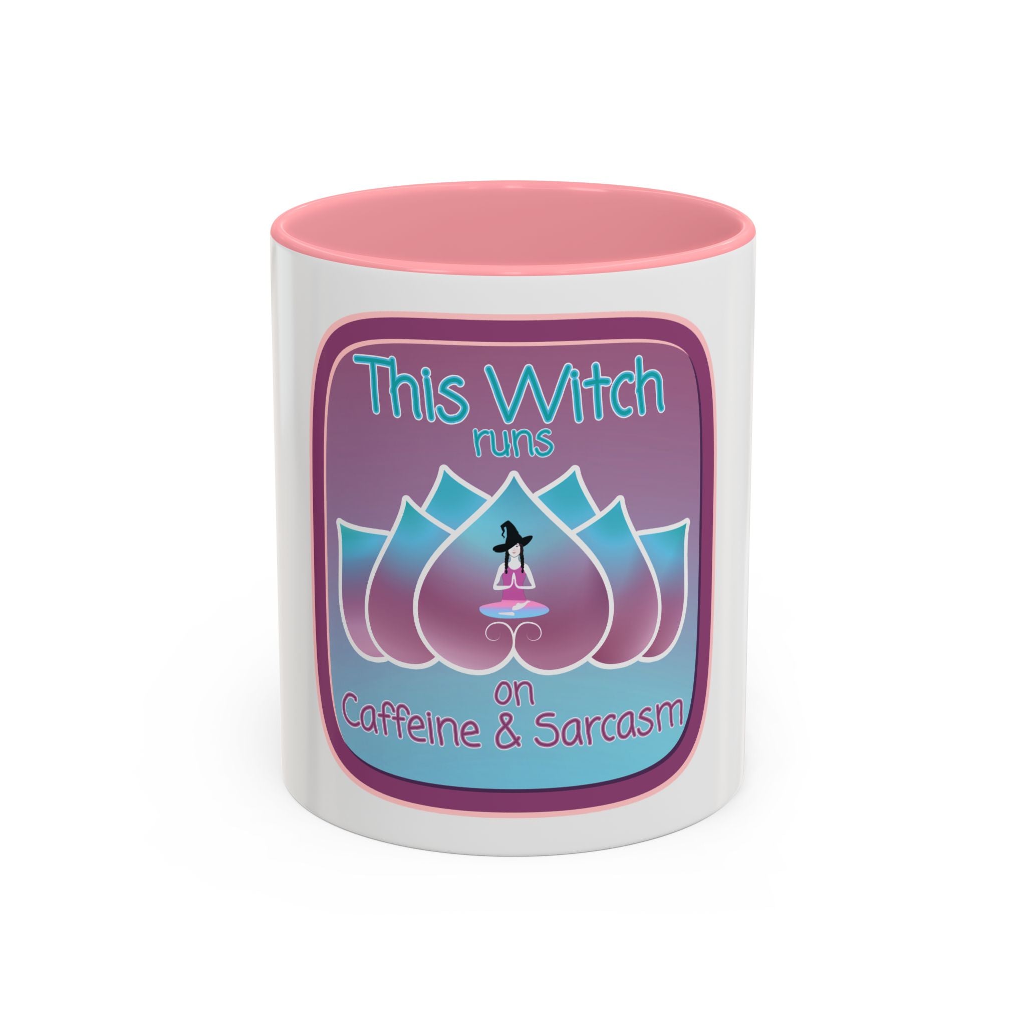 Witchy Caffeine & Sarcasm Mug - Two-Tone Coffee Cup