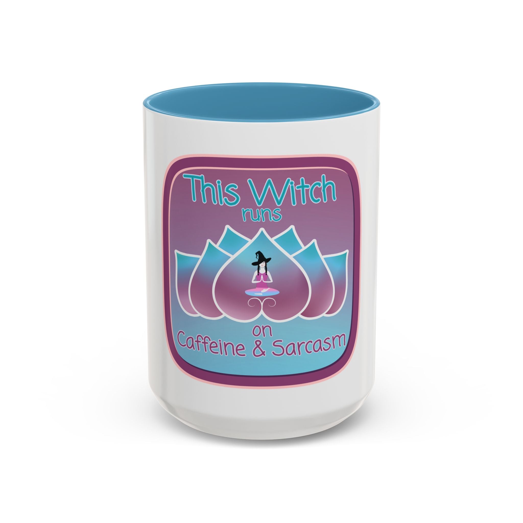 Sarcastic Witch Coffee Mug - Runs on Caffeine & Sarcasm - Perfect for Witches and Humor Lovers
