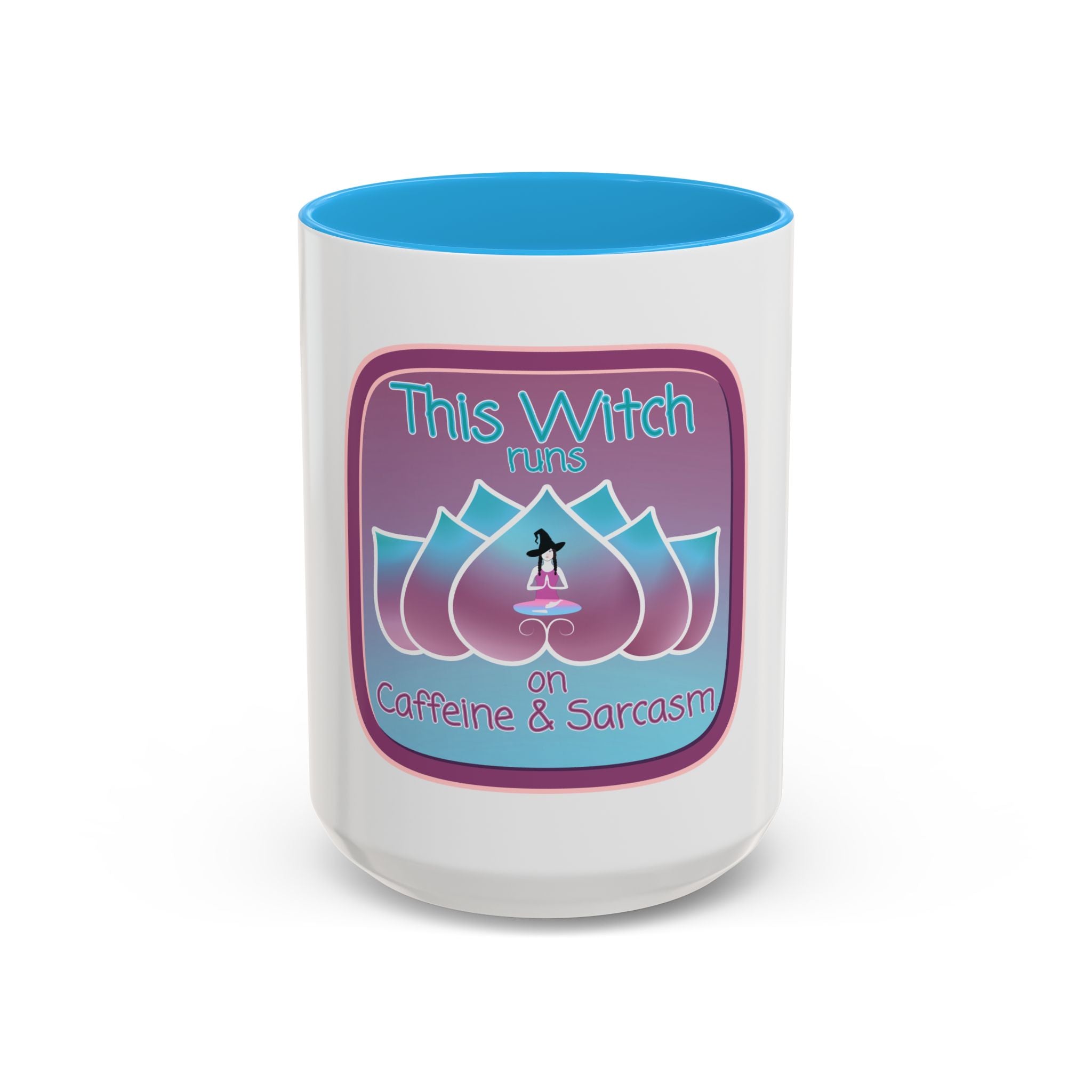 Witchy Caffeine & Sarcasm Mug - Two-Tone Coffee Cup