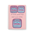 Yoga Witch Spiral Notebook — Pastel Lotus Journal with "If found, please text" Personalization